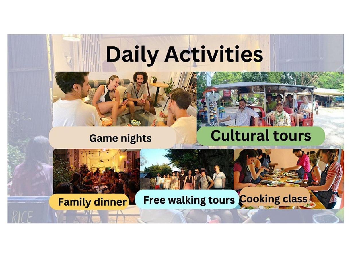 Social Backpacker Hostel & Rooftop Bar Battambang Ngoại thất bức ảnh